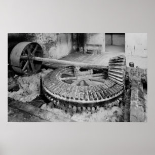 Poster Photo industrielle - Bois de moulage en papier