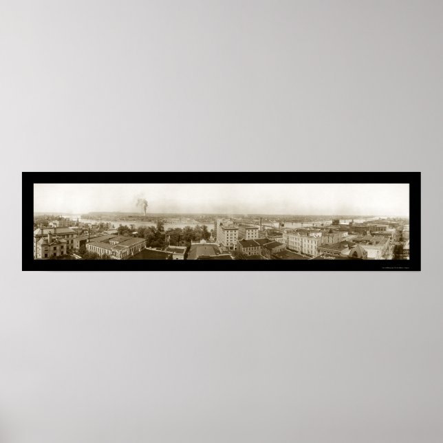 Poster Photo Little Rock AR 1910 (Devant)