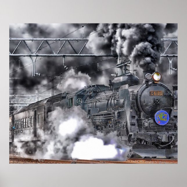 Poster photo Locomotive / Train (Devant)
