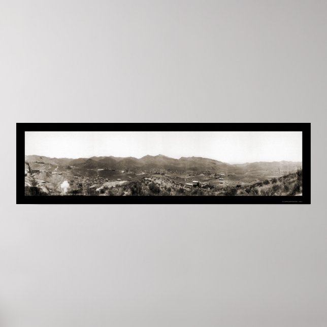 Poster Photo Lowell AZ 1909 (Devant)
