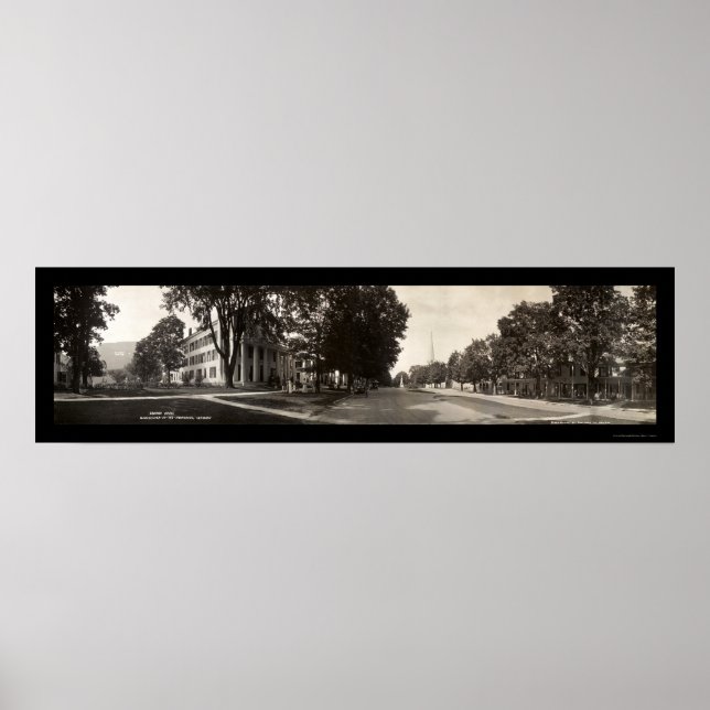 Poster Photo Manchester Vermont 1911 (Devant)