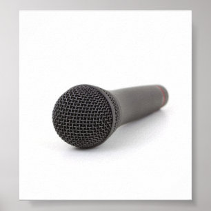 Poster Photo Microphone