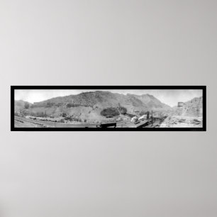 Poster Photo minière de Castle Gate Utah 1913