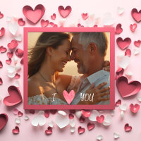 Photo Moderne « Je t'aime » avec Cœur