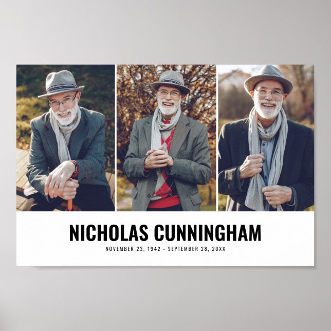 Poster Photo moderne mémorial trois (Devant)