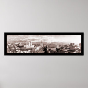 Poster Photo panoramique de Salt Lake City UT 1913