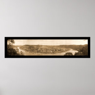 Poster Photo panoramique East Brady 1909