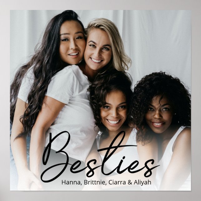 Poster photo personnalisé du script Besties (Devant)