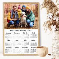 Photo personnalisée 2025 Simple moderne Calendrier