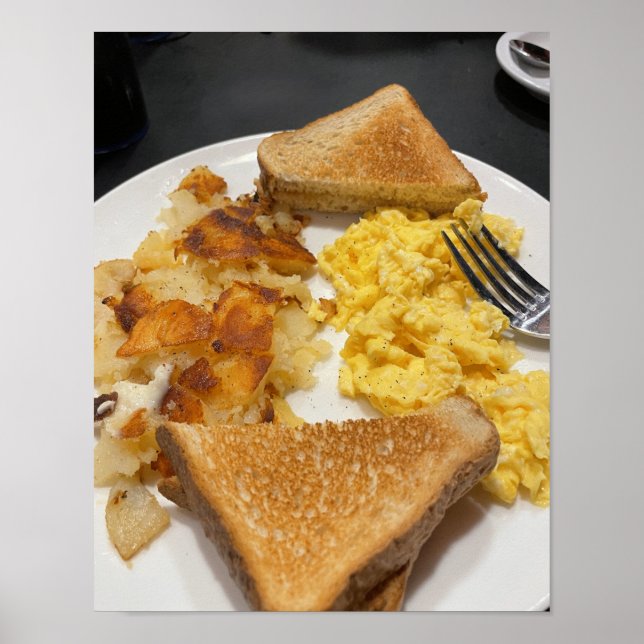 Poster photo Petit-Déjeuner (Devant)