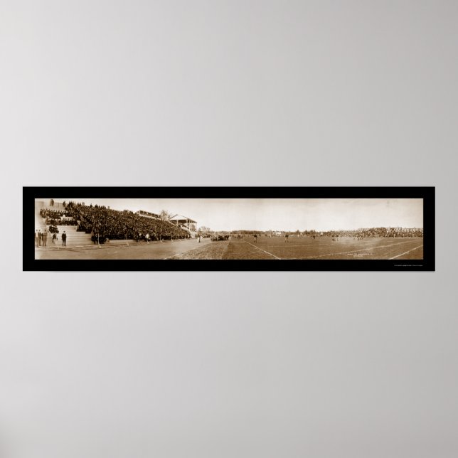 Poster Photo Purdue Vs Northwestern 1913 (Devant)