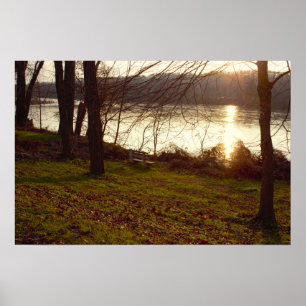 Poster photo River Sunset