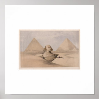 Poster Photo sphinx 1839