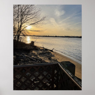 Poster photo Sunset Waterscape