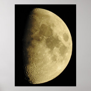Poster photo sur la lune