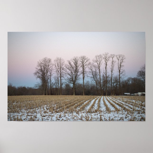 Poster photo sur le terrain de neige (Devant)