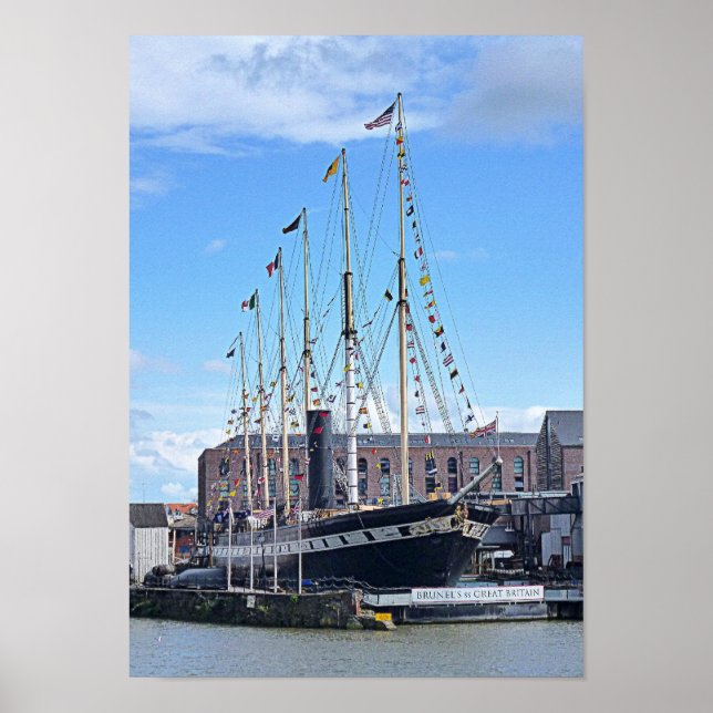Poster photo "The SS Great Britain", Bristol (Devant)