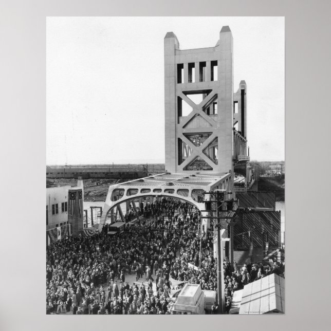 Poster photo Tower Bridge 1935 (Devant)