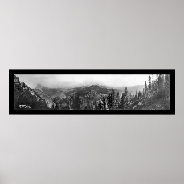 Poster Photo Upper Yosemite CA 1911 (Devant)