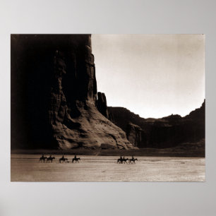 Poster Photo vintage du Canyon de Chelly