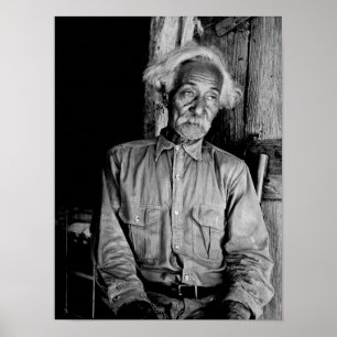 Poster Photo vintage en noir et blanc de Jesse Stahl