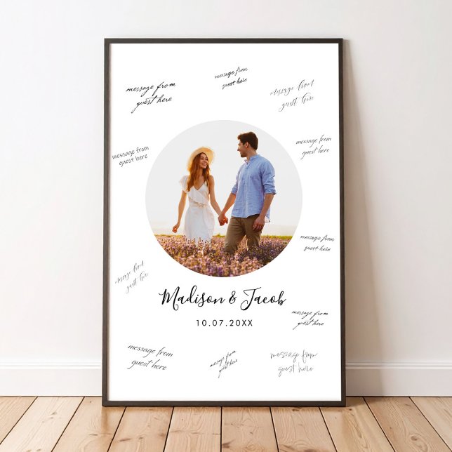 Poster Photo Wedding Guest Signing (Créateur téléchargé)