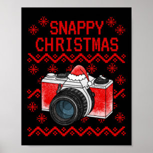 Poster Photographe d'appareil photo de Noël laid Photogra
