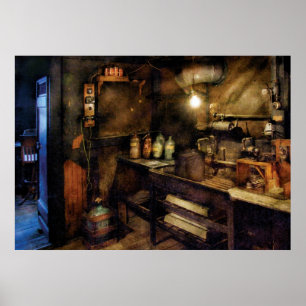 Poster Photographe - la salle obscure