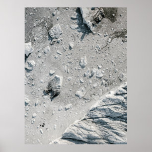Poster Photographie aérienne des rochers