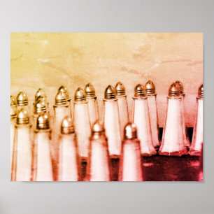 Poster Photographie d'art de sel et poivre