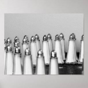 Poster Photographie d'art de sel et poivre