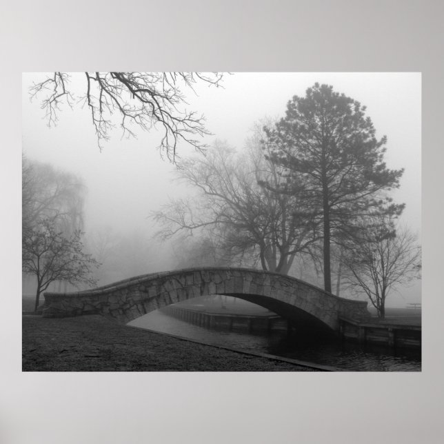 Poster Photographie d'art - Pont "Mistique" Imprimer (Devant)