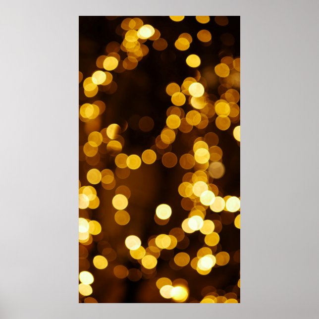 Poster Photographie de Bokeh (Devant)