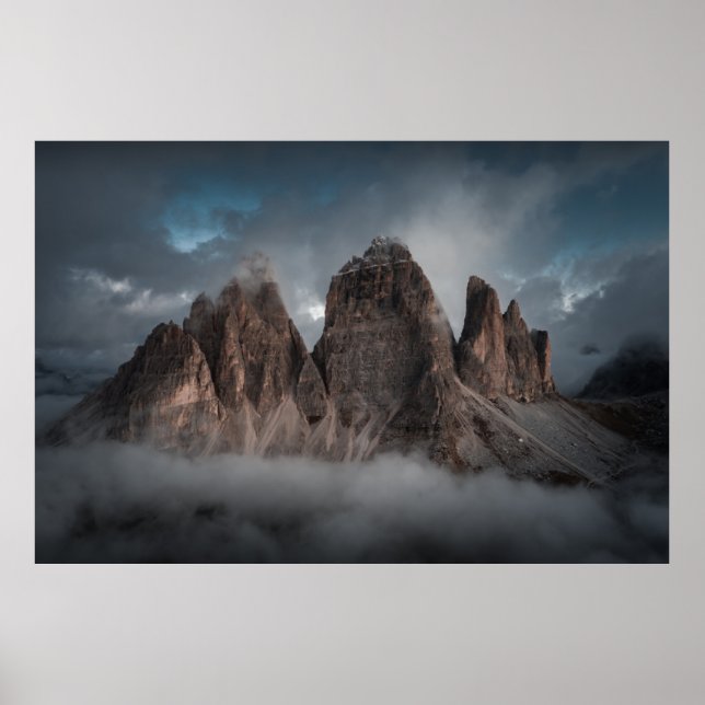POSTER PHOTOGRAPHIE DE LA MONTAGNE ROCKY (Devant)
