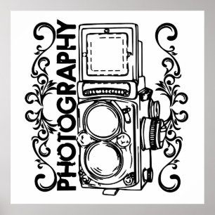 Poster Photographie de la vieille école