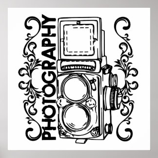 Poster Photographie de la vieille école