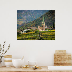 Poster photographie de paysage de Bolzano, Italie