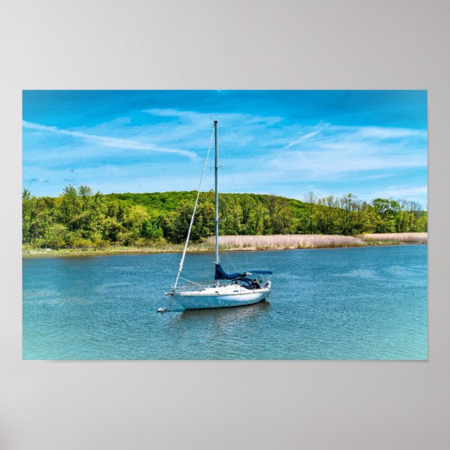 Poster Photographie de voilier (Devant)