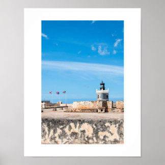 Poster Photographie du phare San Juan
