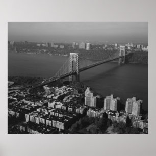 Poster Photographie du pont de George Washington NYC