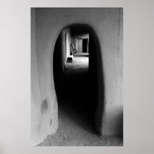Poster Photographie en noir et blanc de l'architecture Ad