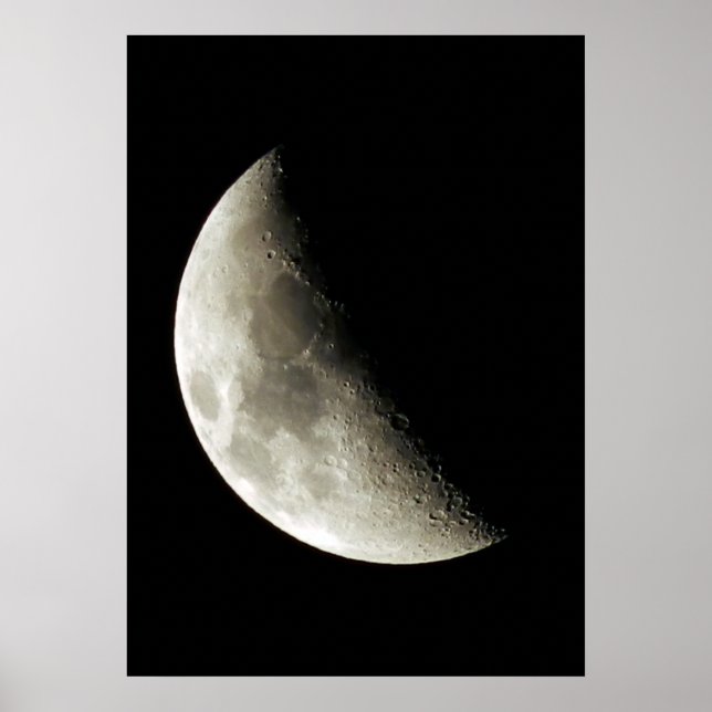 Poster Photographie lunaire (Devant)