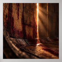 Photographie macro de lumière de tonneau de vin de