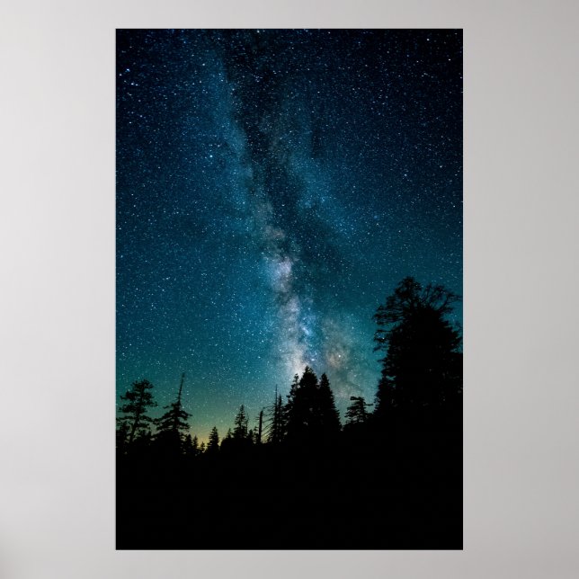 Poster Photographie moderne du ciel nocturne (Devant)