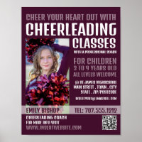 Photographie personnalisée, cours de cheerleading