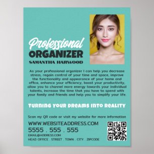 Poster Photographie personnalisée, organisateur professio
