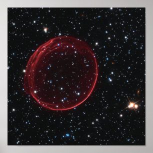 Poster Photographie spatiale de la bulle de Supernova cél