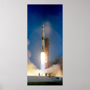 Poster Photographie vintage de Saturn V
