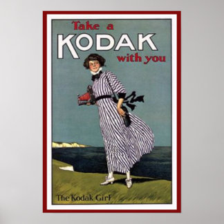 Poster Photographie vintage Kodak