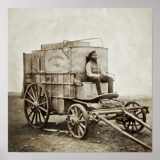 Poster Photographie Wagon de Roger Fenton Photo Réalisme (Devant)